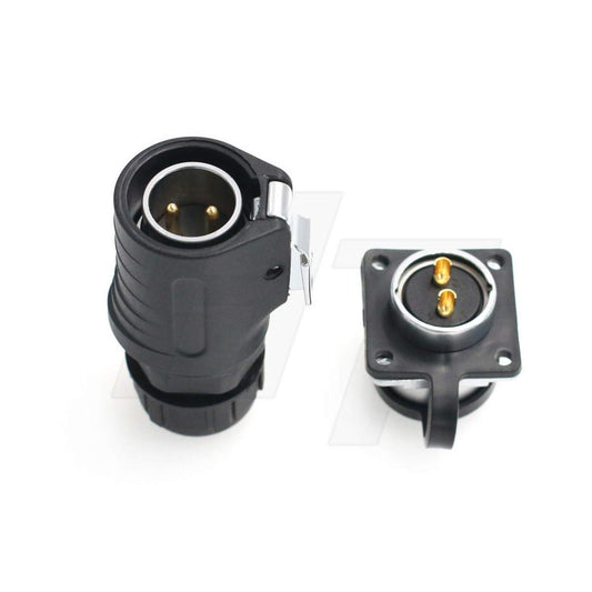 RV Solar Power Connector 2 Pin Male Cable Plug Female Panel Socket