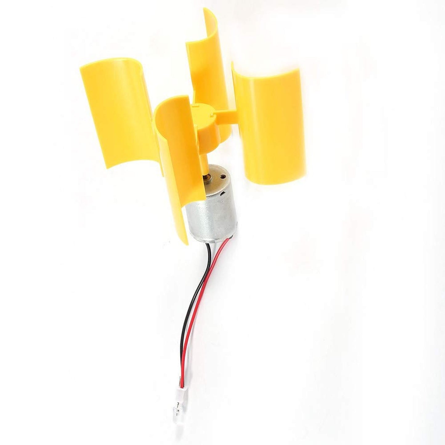 Compact DIY Vertical Wind Turbine Kit with Micro Motor and Blades