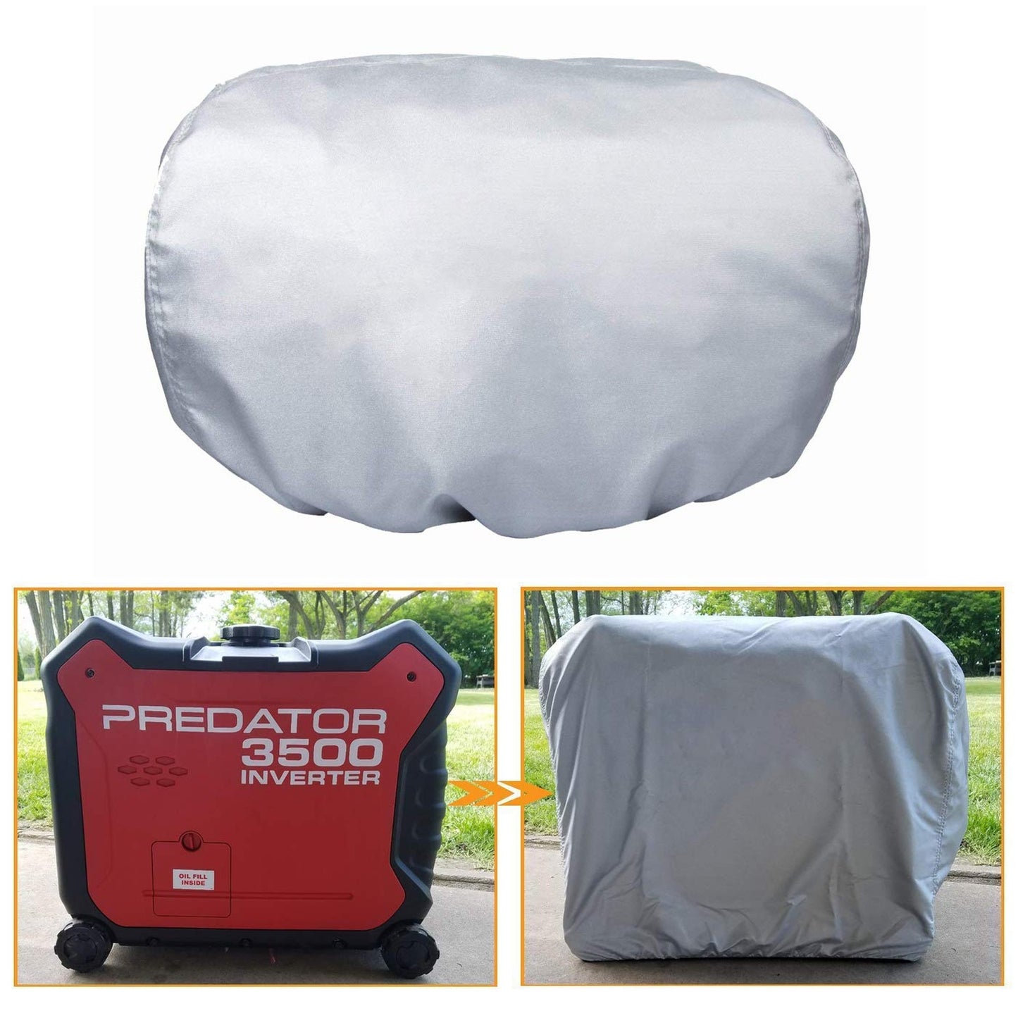 All-Weather Generator Cover for Honda EU3000is and Predator 3500