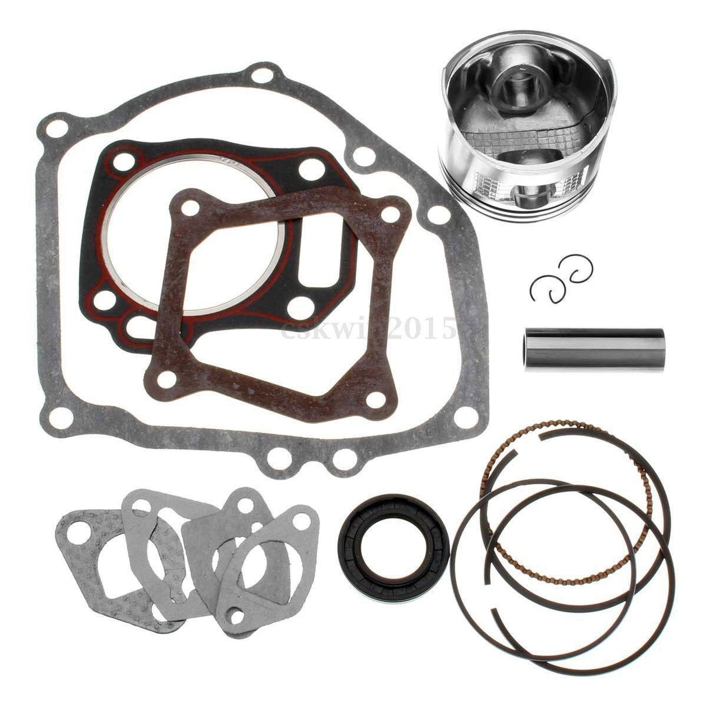 Honda GX160 GX200 Engine Rebuild Kit with Piston Ring and Gasket