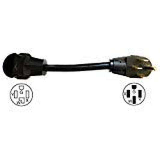 NEMA 14-50P to 14-30R Power Adapter for RVs, Generators, and EV Chargers