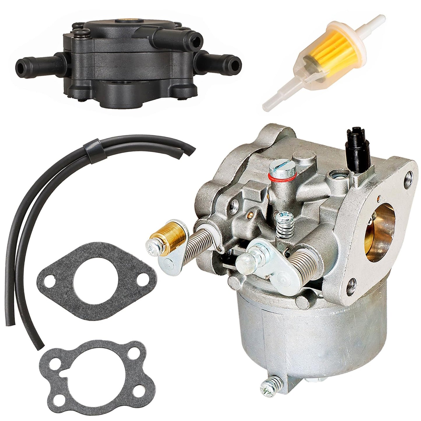 EZ GO Golf Cart 295cc Carburetor Kit with Fuel Pump and Filter