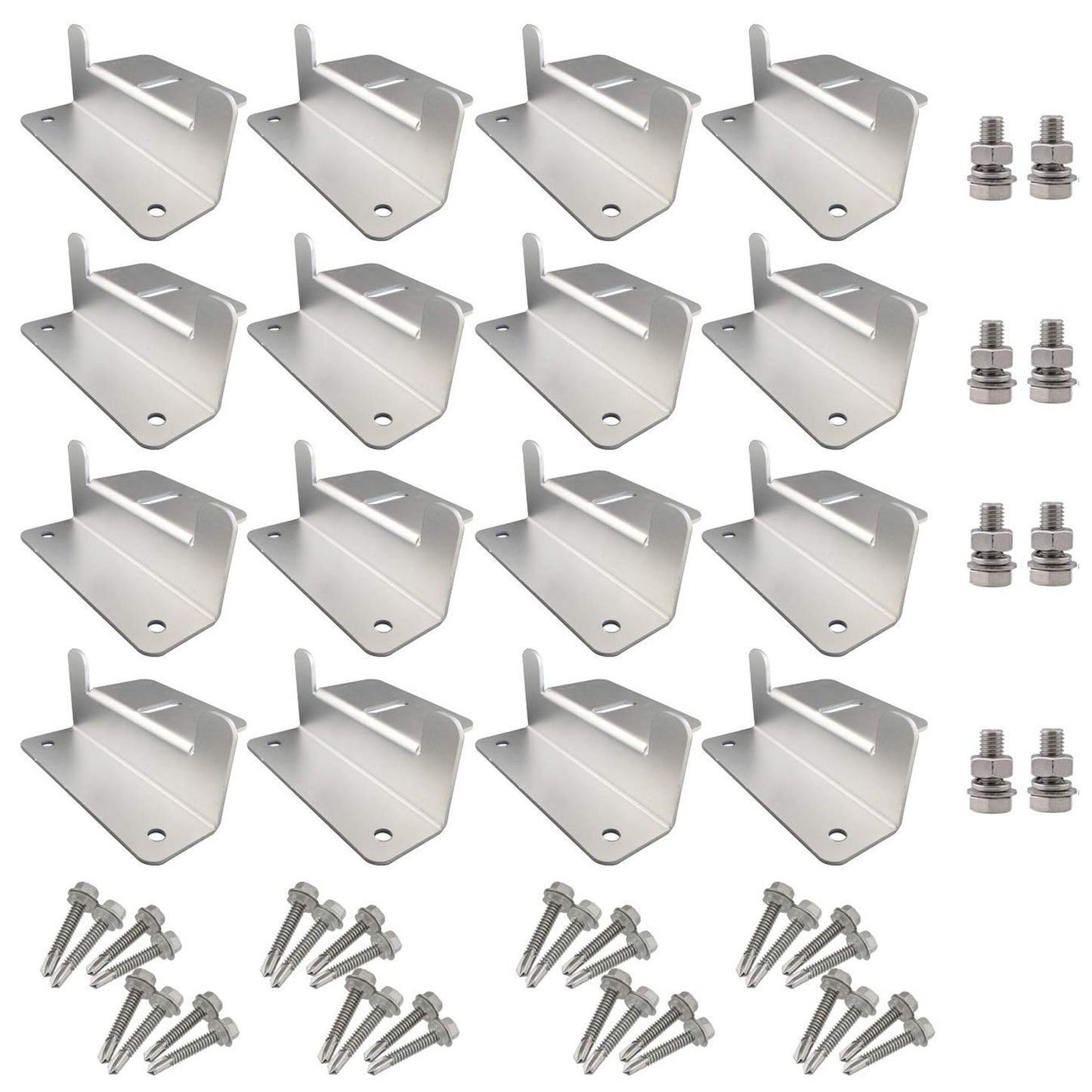 Solar Mounting Brackets Set for Secure and Easy Installation of Panels