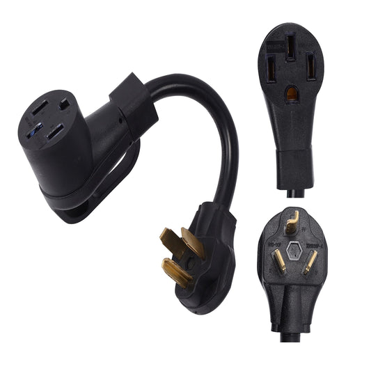 NEMA 10-30P to 14-50R Power Adapter for RVs, Dryers, and Welders