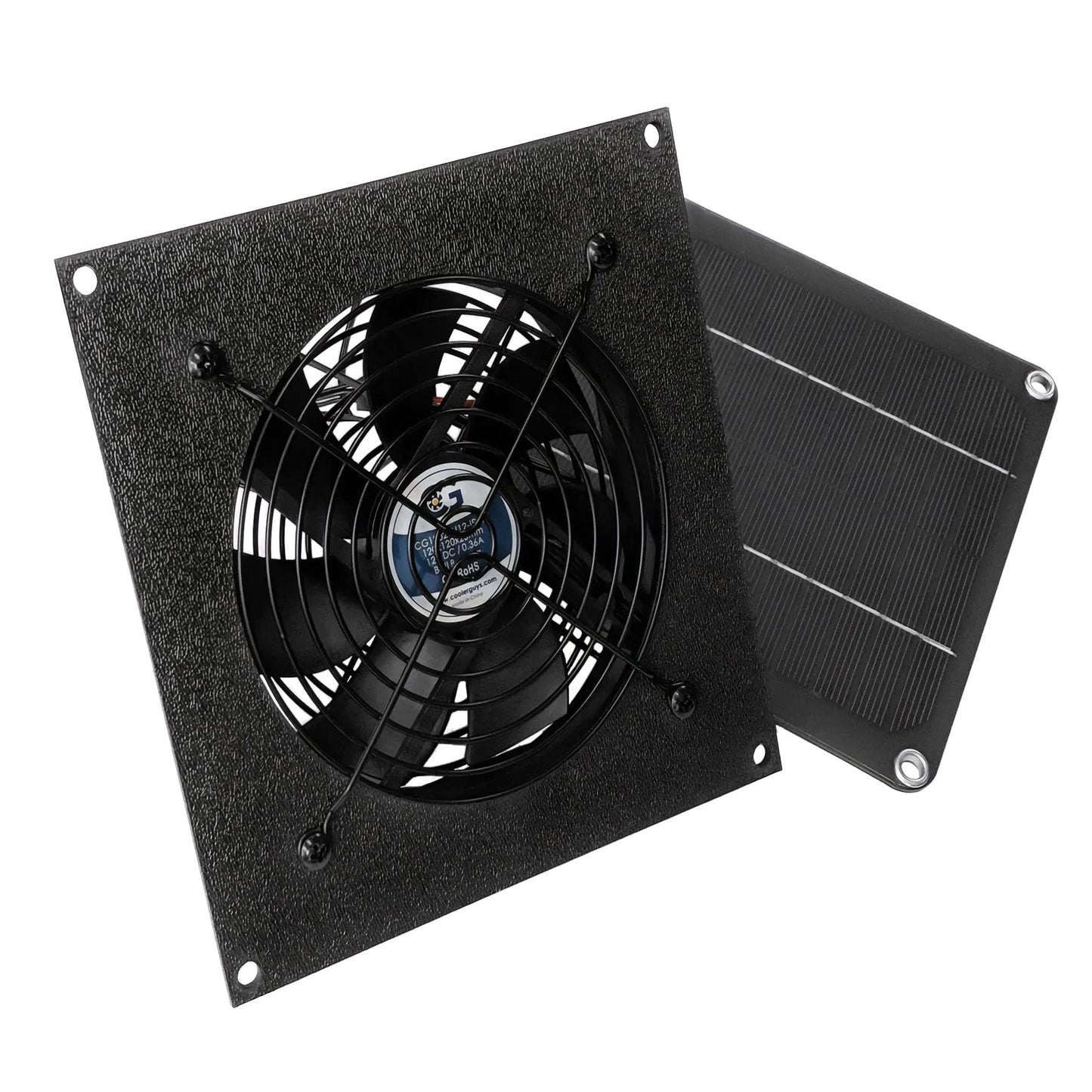 Eco-Friendly Solar Fan Kit for Small Animal Shelters and Greenhouses