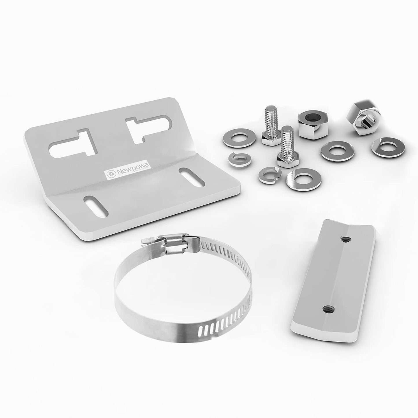 Heavy-Duty Aluminum Solar Panel Mounting Kit for 1-15W Installations