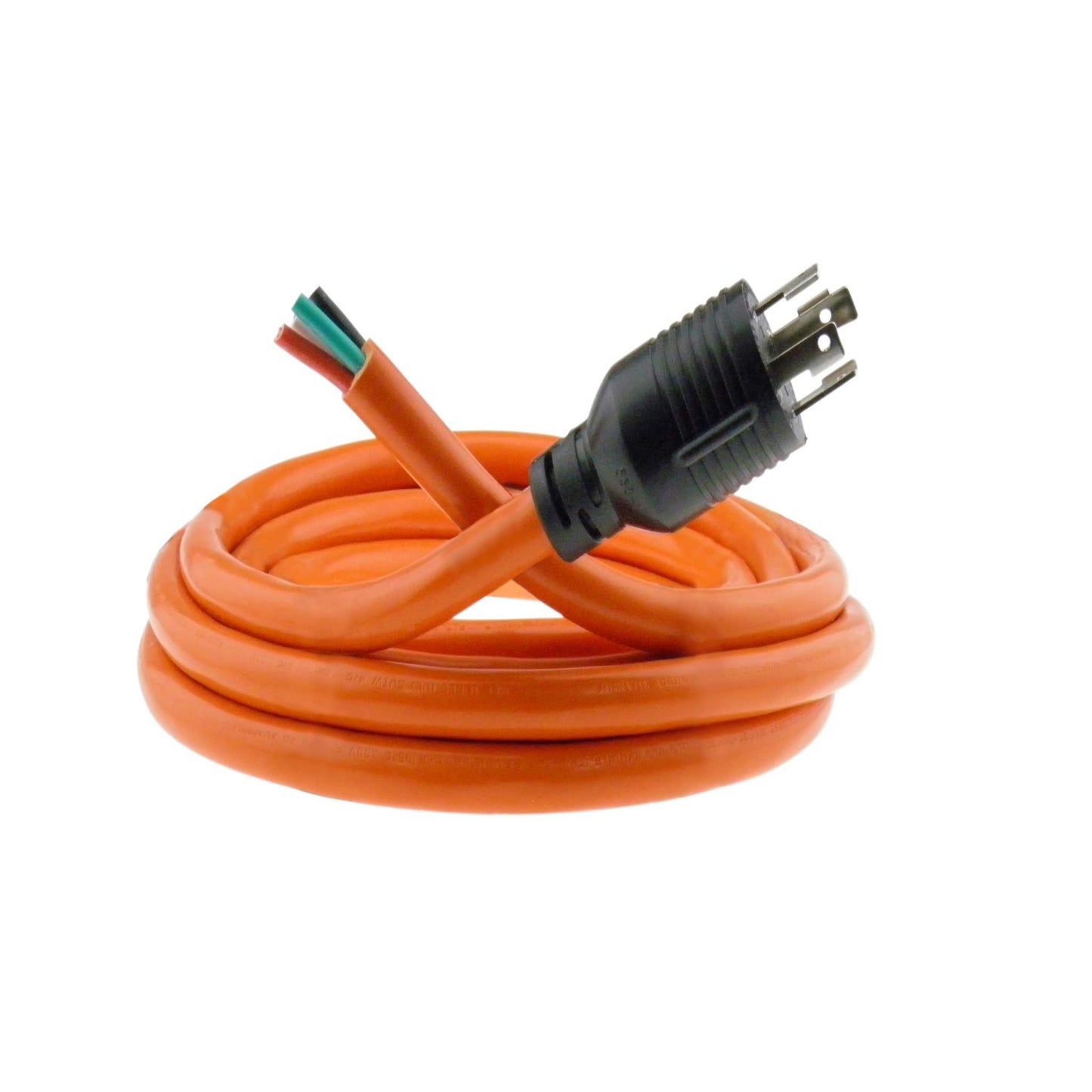 Nema L14-30 10 Gauge 15ft Generator Power Cord 30 Amp 7500 Watts