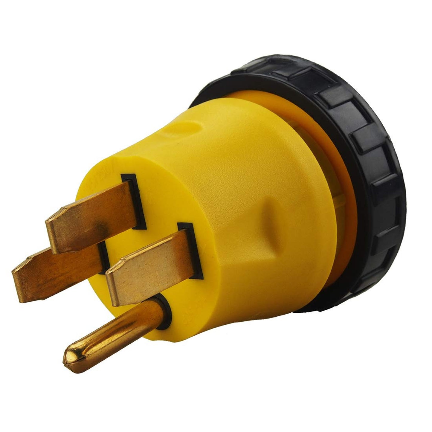 50 Amp to 30 Amp Locking RV Power Adapter for Shore Connection