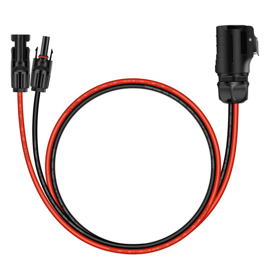 Solar Power Connector Adapter for RV and Suitcase Solar Panels