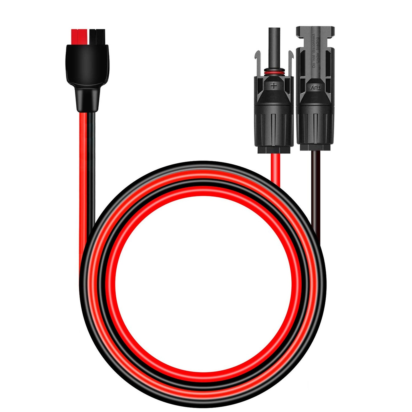 Solar Power Adapter Cable Kit 3.2ft 12AWG Male Female Connector