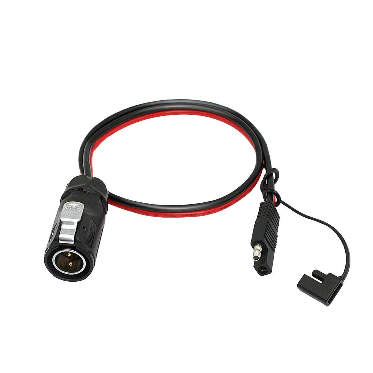 Heavy-Duty 12AWG 2 Pin Male to SAE Quick Disconnect Waterproof Connector