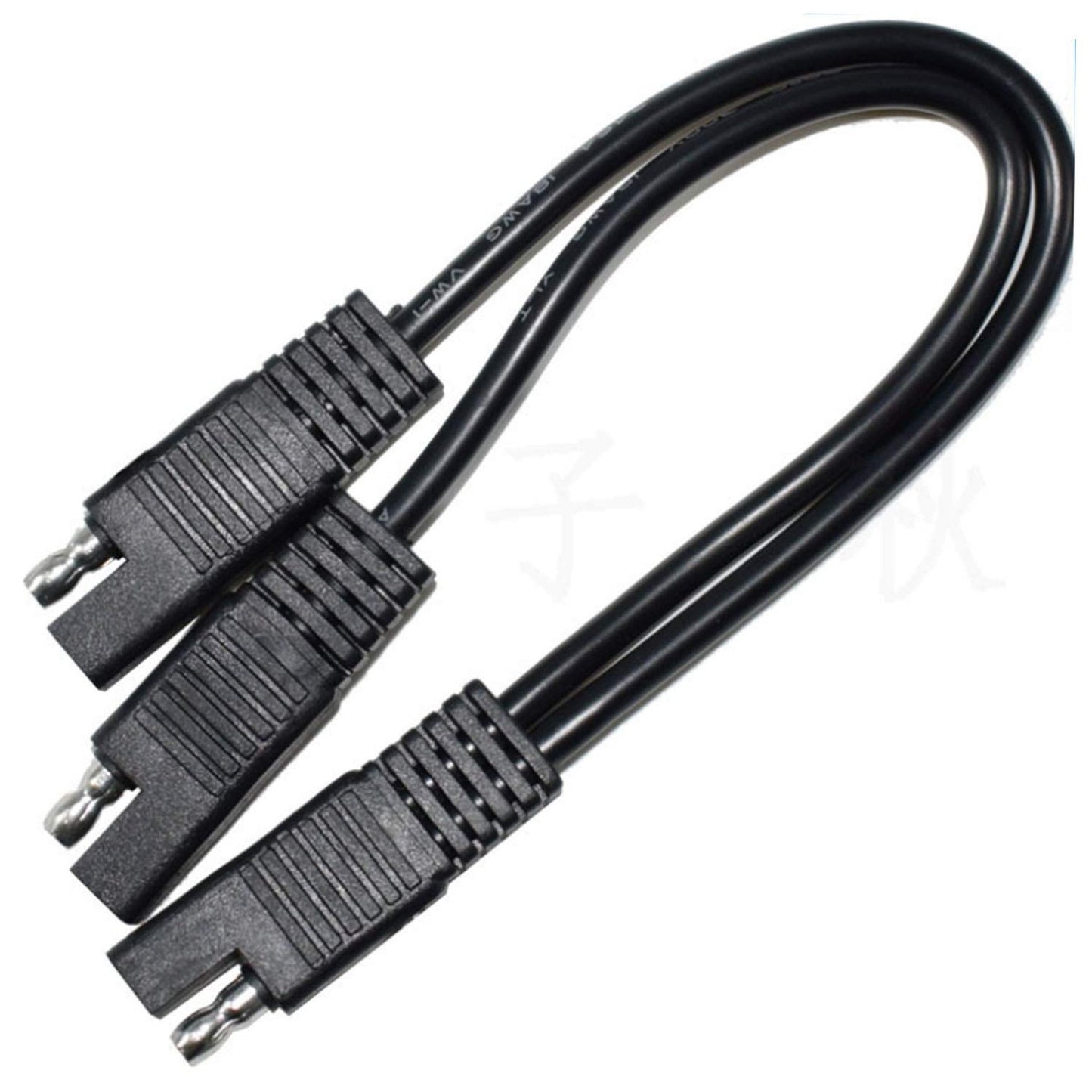 Dual SAE DC Power Splitter Cable for Solar Panels and Chargers