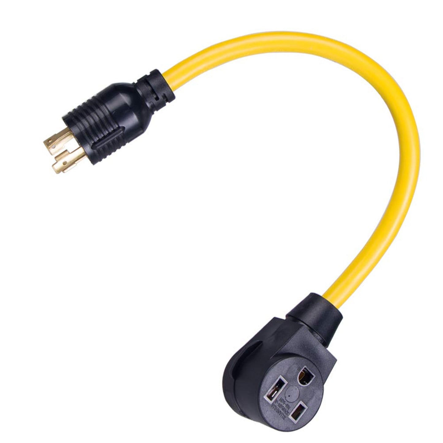 1.5FT Generator Power Cord Adapter for 50 Amp Welder 4 Prong to 3 Wire