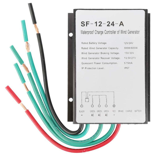 Smart Wind Power Regulator 12V/24V for 300W/600W Turbines