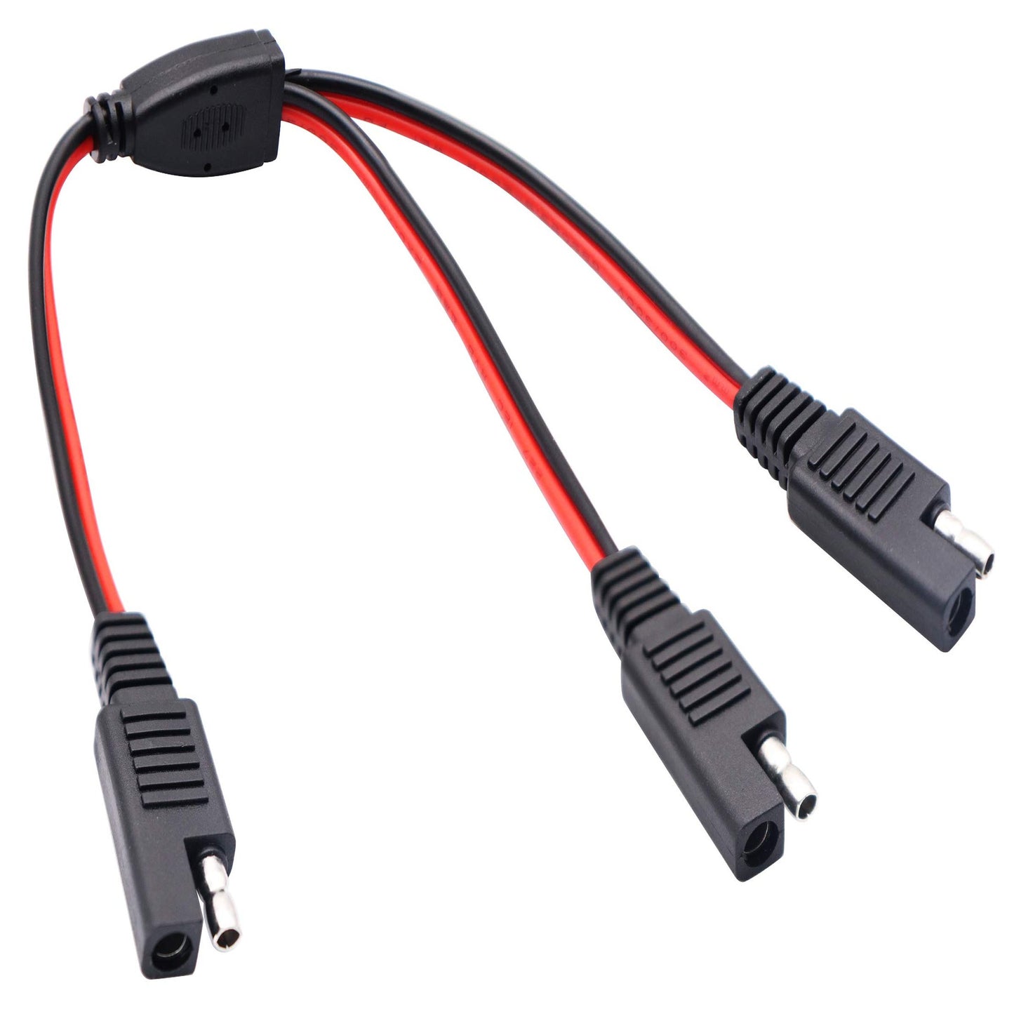 SAE Y Splitter Adapter Cable for Dual DC Power Connections 30cm