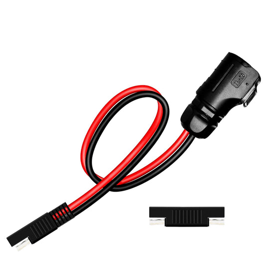 Industrial 2 Pin Circular Connector to SAE Cable Adapter for Solar Panels