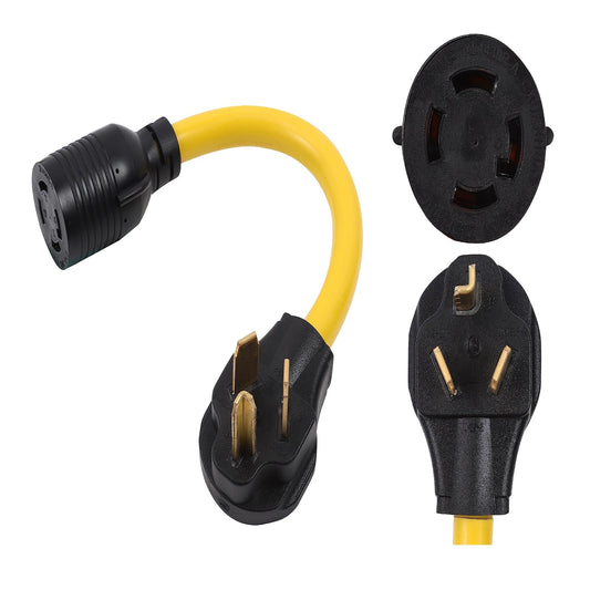 NEMA 10-30P to L14-30R 30 Amp Power Cord Adapter for RV and Welding