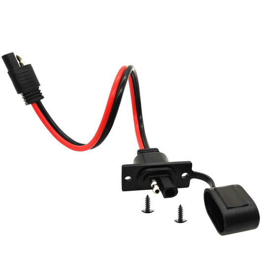 Weatherproof SAE Solar Power Socket Connector for Quick Connect Panels