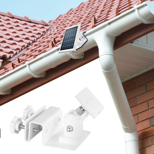 Gutter Solar Panel Mount Compatible with Ring and Arlo