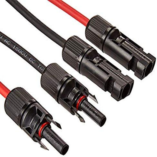 Optimal Panel Extension Cables with 10AWG Connectors for Flexible Setup