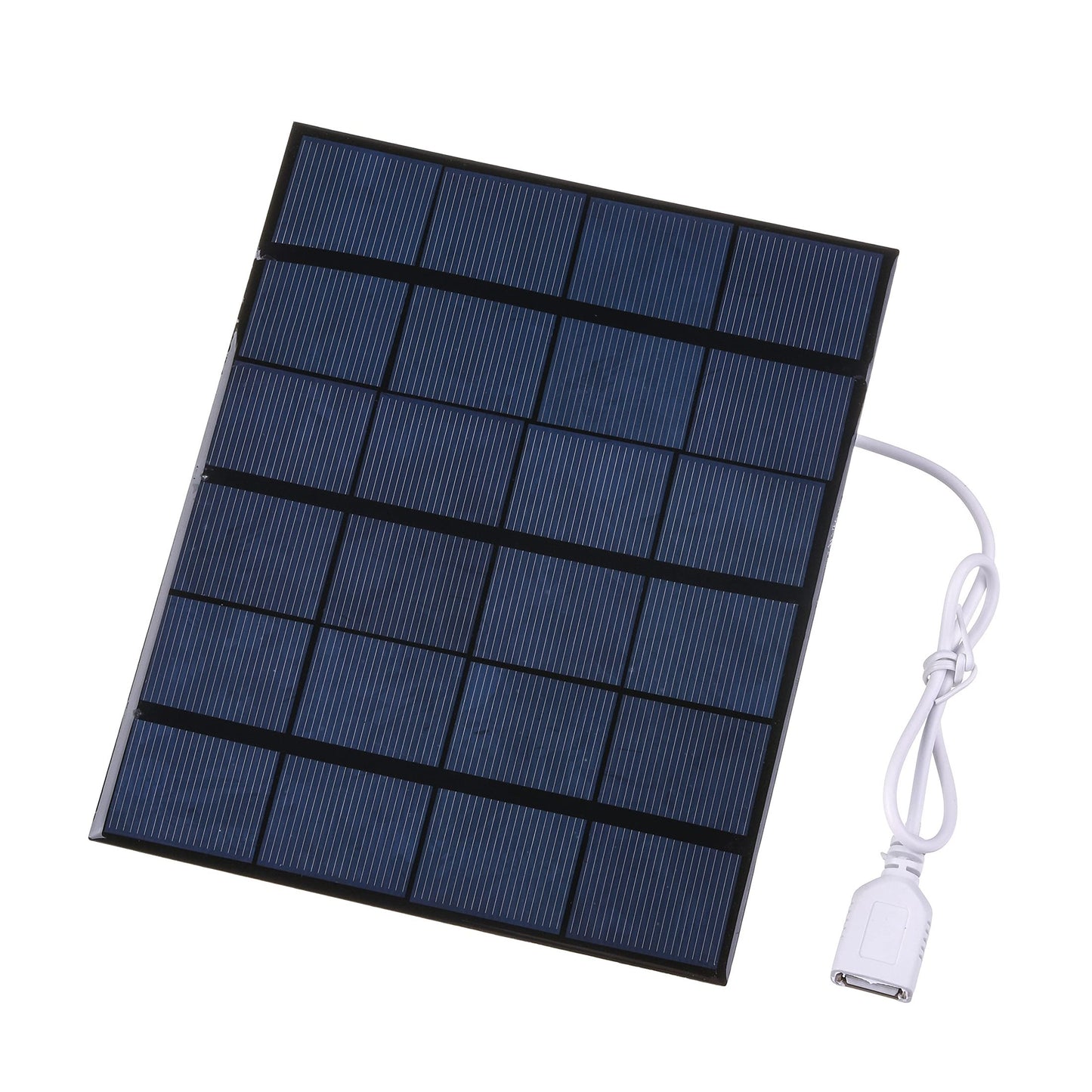 Compact 6V 3.5W Solar Panel Charger for Mobile Devices and Camping Gear