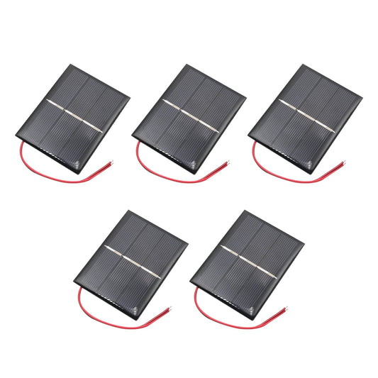 Mini Solar Panel Kit for DIY Projects - 5Pcs 1.5V Polysilicon Cells