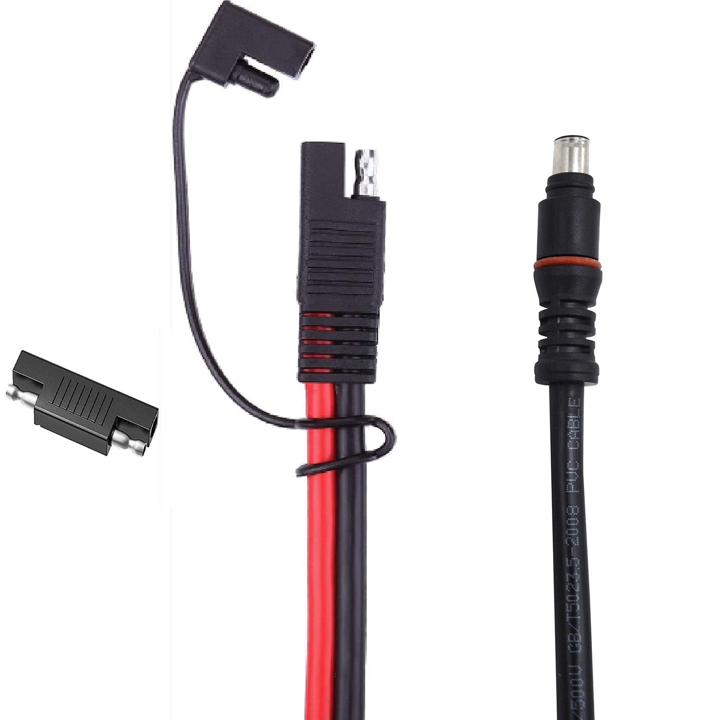 SAE Solar Connector to DC8mm Adapter Cable for Portable Power Stations