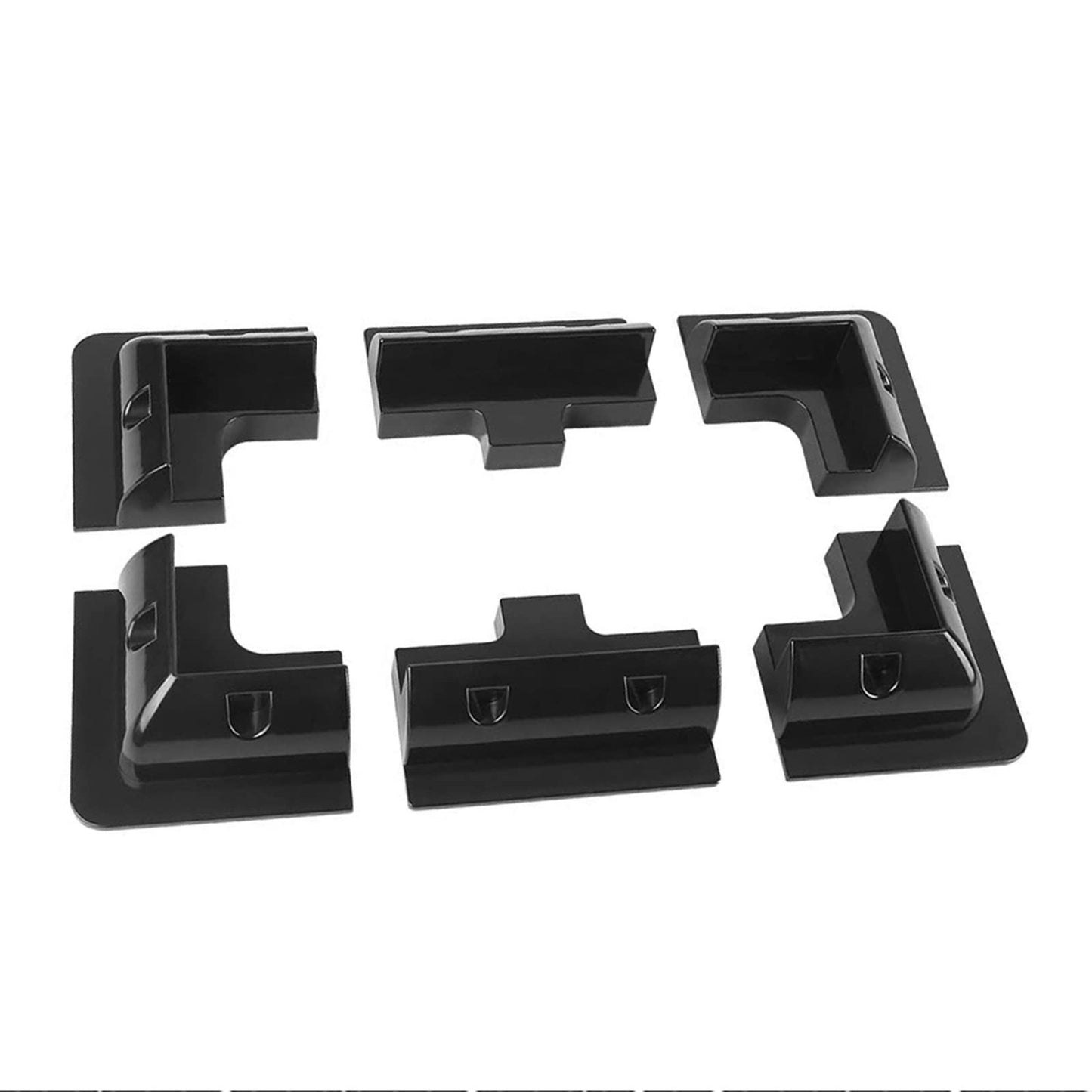 Drill-Free ABS Plastic Corner Bracket for RVs, Boats, and Motorhomes