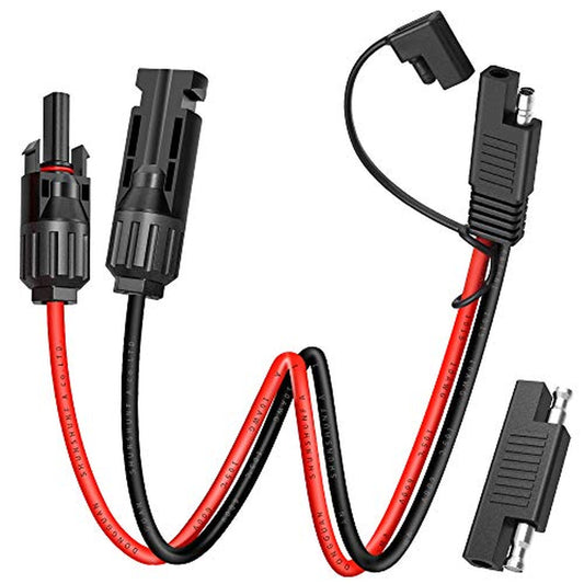 Solar Panel Extension Cable 10AWG SAE Connectors for RV DC Power Systems