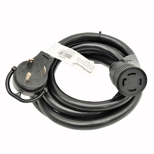 30A Generator Adapter Cord for RV TT-30P to L14-30R, 10 Foot Length