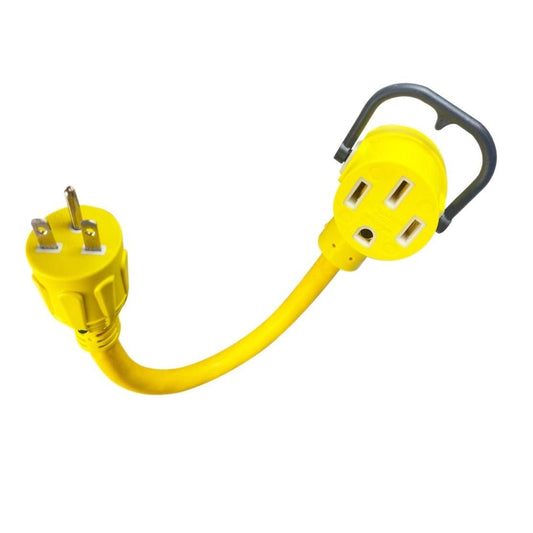 NEMA 6-15P to 14-50R Generator Adapter 250V 15A 1.5ft Power Connector