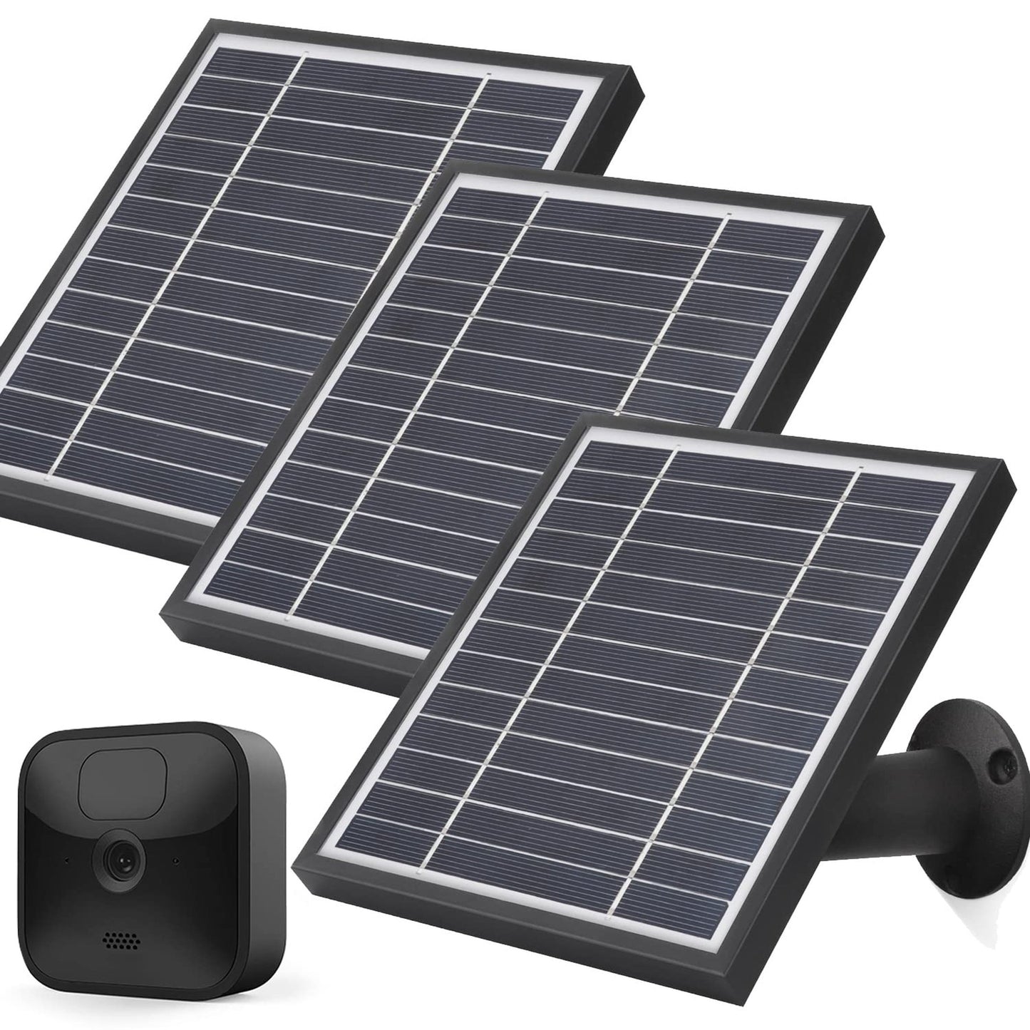 Solar Charging Kit for Blink Outdoor Cameras with Adjustable Mount and Cable