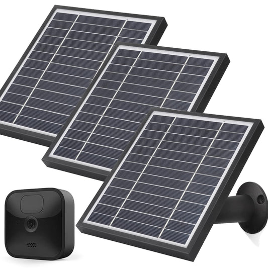 Solar Charging Kit for Blink Outdoor Cameras with Adjustable Mount and Cable