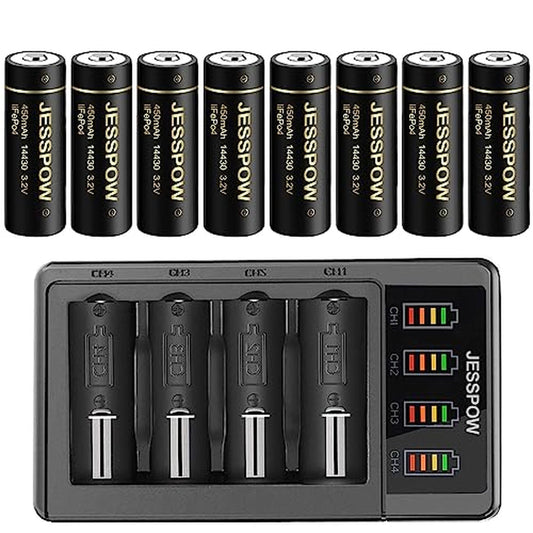 Rechargeable 3.2V Solar Battery Pack for Outdoor Lights and Devices