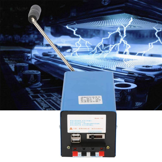 Portable Hand Crank Generator for USB Charging and Survival