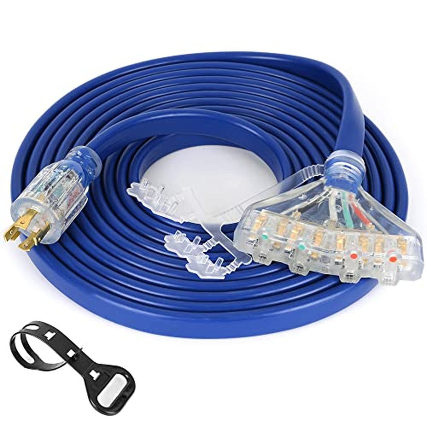 25 Feet Heavy Duty Generator Extension Cord with Locking NEMA L14-30P