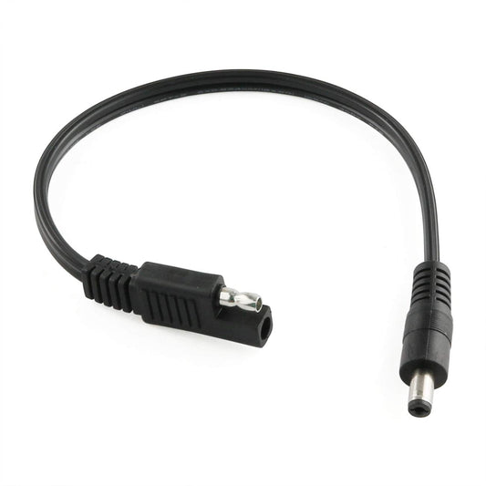SAE to DC 5.5mm Female Adapter Extension Cable for Solar Charging 20AWG 8Inch