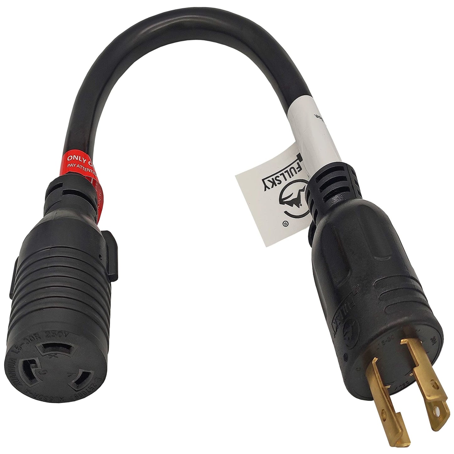 NEMA L15-30P to L6-30R Generator Plug Adapter 30A 250V Power Connector