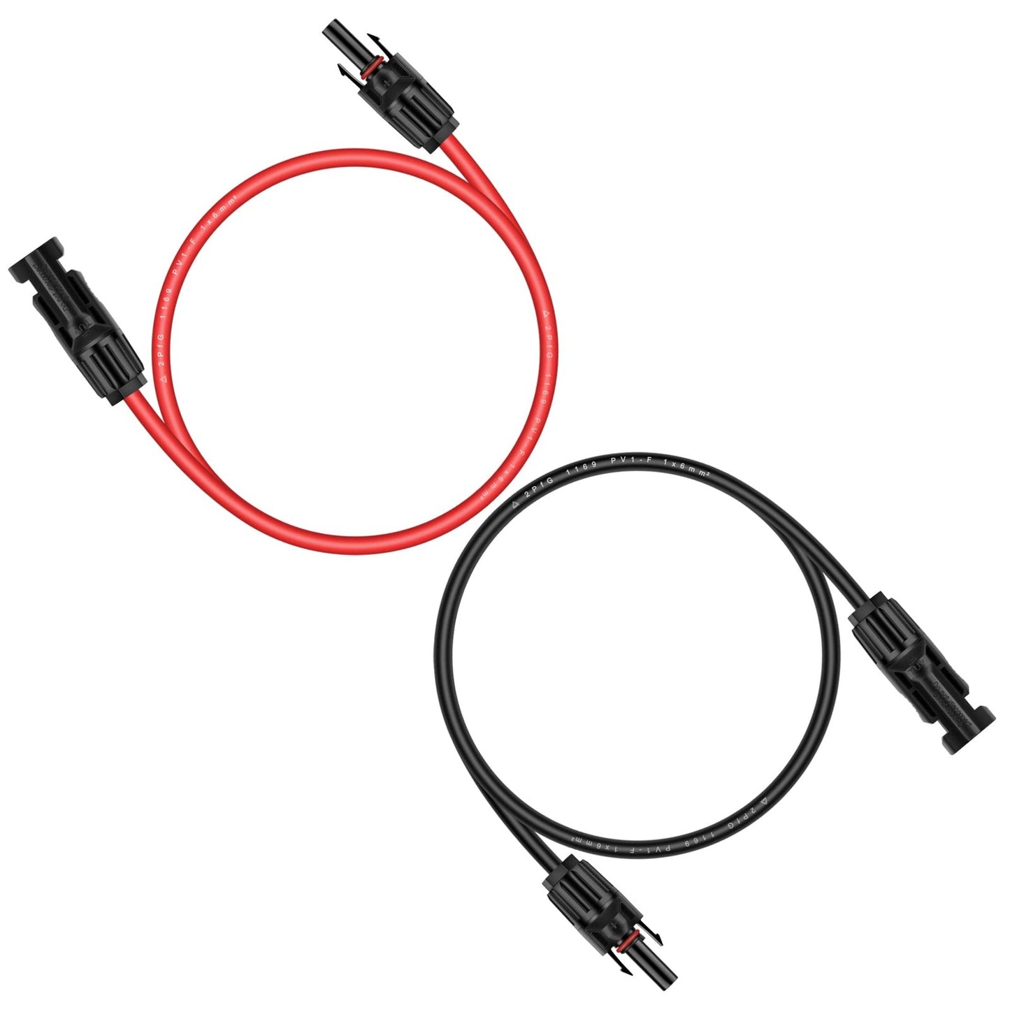 SolarFlex 3FT 10AWG Extension Cable with Male and Female Connectors