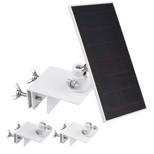 Gutter Mount Bracket for Arlo Solar Panels - Optimal Sunlight Angle 2Pack