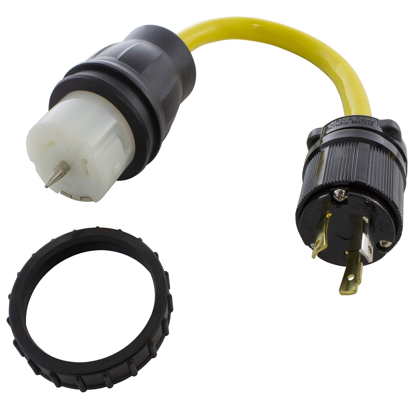 30Amp Generator Inlet Box Adapter L5-30 to CS6364 Flexible Connector