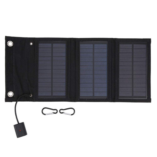 Foldable Waterproof Solar Panel for Hiking and Travel with USB Output