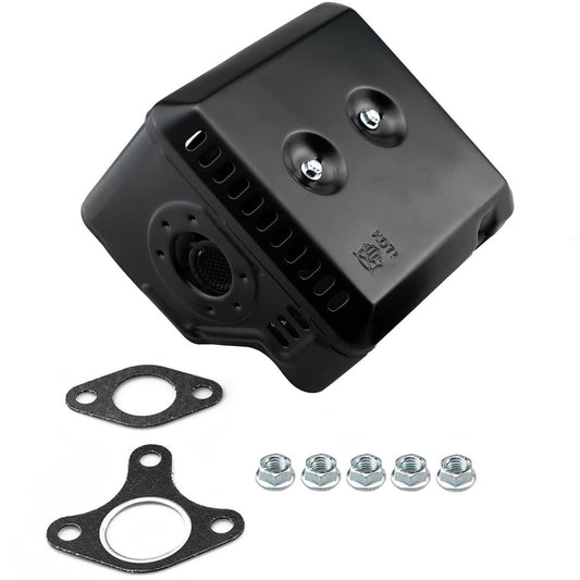 Honda GX240 GX270 Muffler Kit with Gaskets and Mounting Nuts for Power Equipment