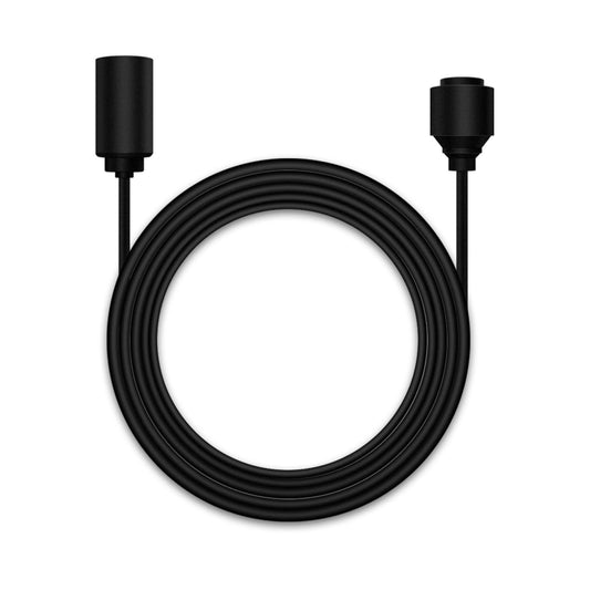 Solar Panel Micro USB Extension Cable 4.5m Durable Black Connector