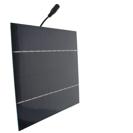 12V 6W Polysilicon Solar Panel Compatible with DIY Projects