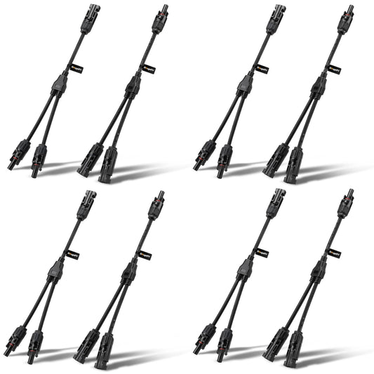 Solar Connector Y Branch Adapter Kit for Efficient Panel Wiring