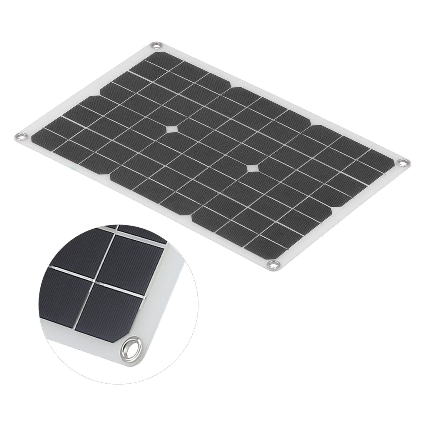 Portable 20W Monocrystalline Solar Charger for Car and Boat Power Supply