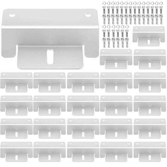 Aluminum Solar Panel Z Bracket Kit for RVs and Off-Grid