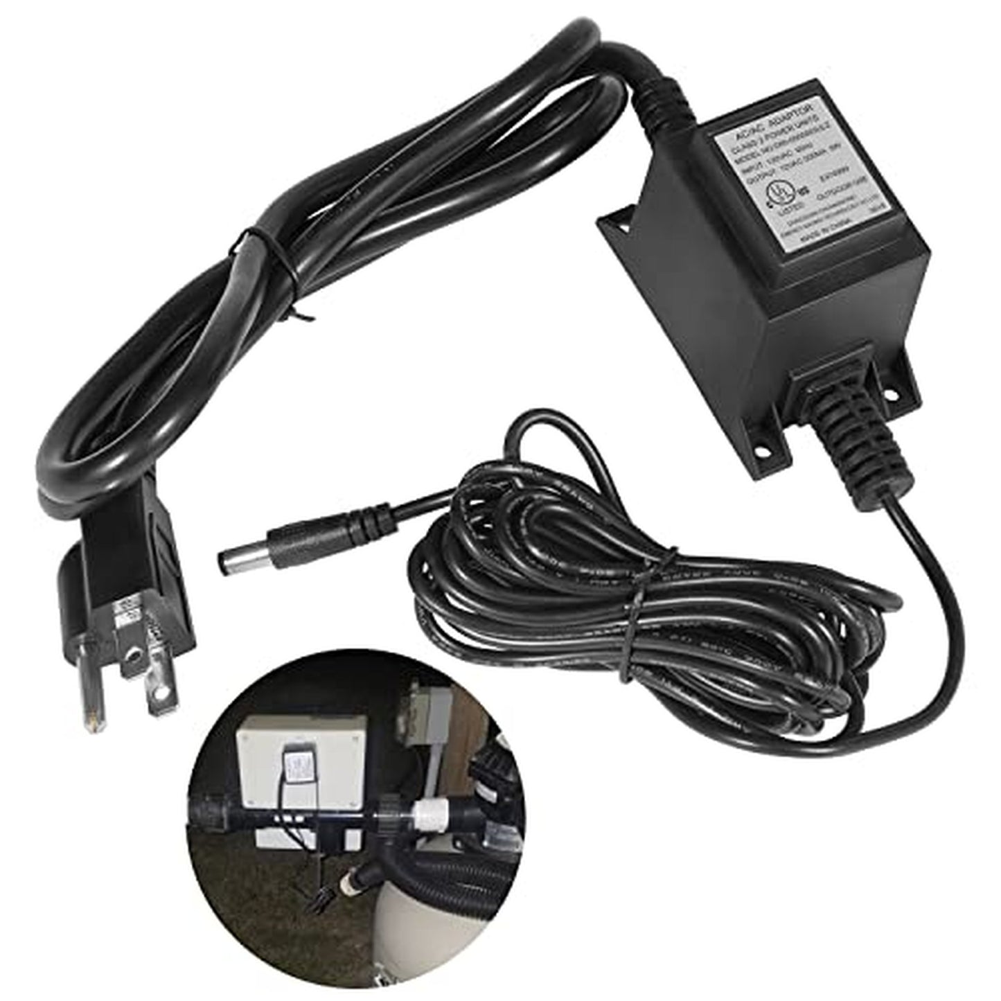 Ionizer Power Adapter Charger for Pool Treatment System Compatibility