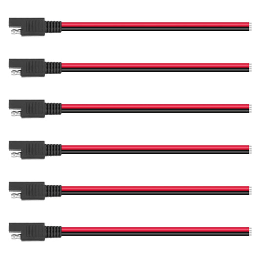 14 AWG SAE Connector Extension Cable Set of 6